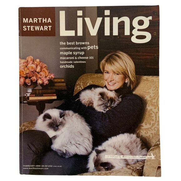 Martha Stewart Living Magazine 2 Issues February & March 1999 Cooking Gardening - Picture 2 of 14